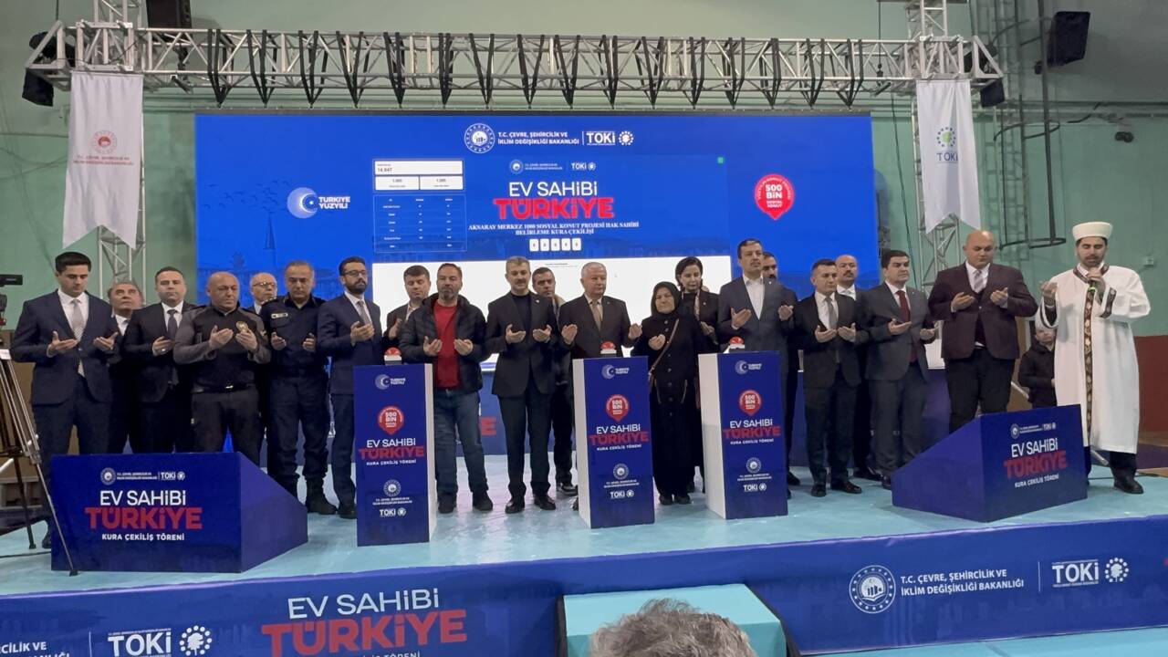 TOKİ’nin Aksaray’da yapacağı 2 bin 353 sosyal konutun hak sahipleri