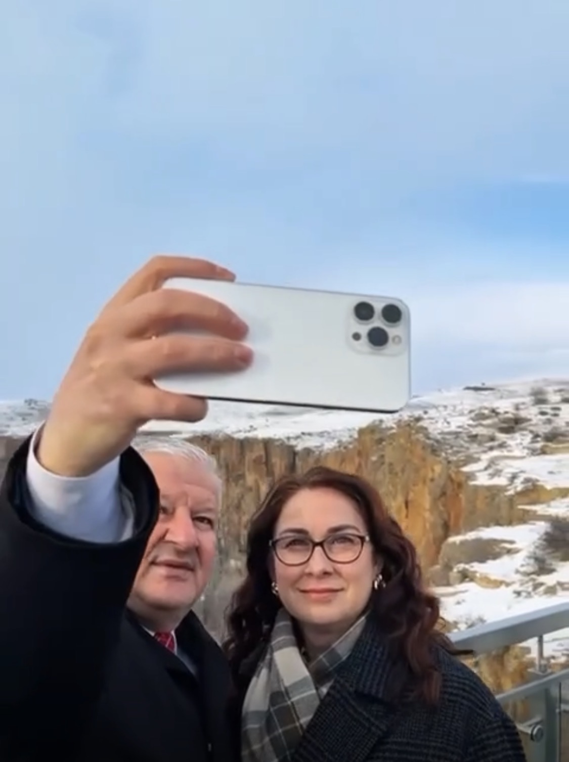 Aksaray Valisi Murat Duru, eşi Elif Duru ile Ihlara Vadisi