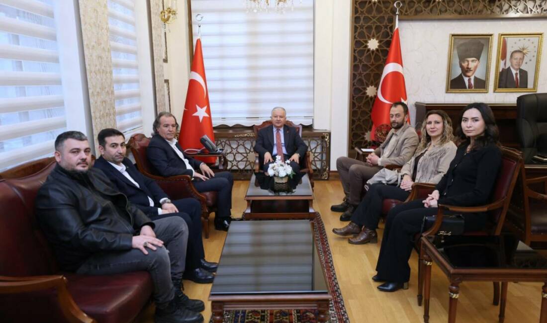 TMMOB heyeti, Vali Murat Duru ile deprem, jeotermal kaynaklar, obruklar