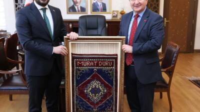 ASKON Aksaray yönetimi, Vali Murat Duru’ya hayırlı olsun ziyaretinde bulundu,