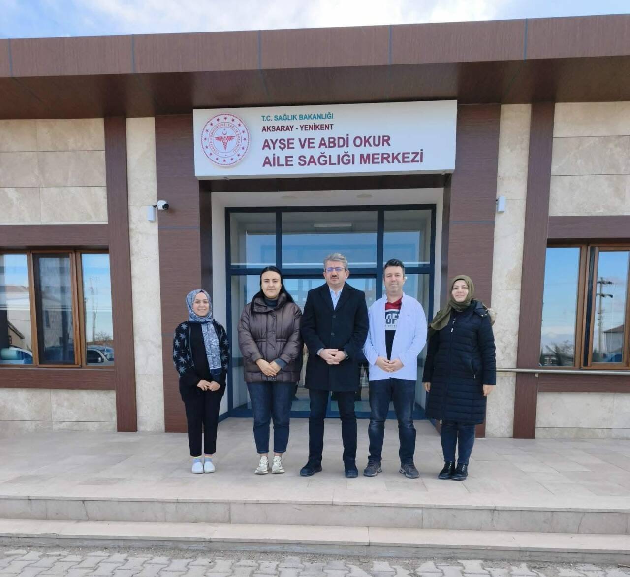 İl Sağlık Müdürü Dr. Abdullah Güleç, Ayşe ve Abdi Okur