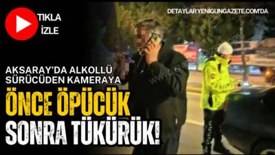 Aksaray’da hem kendi canını hemde başkalarının canını tehlikeye atarak direksiyon