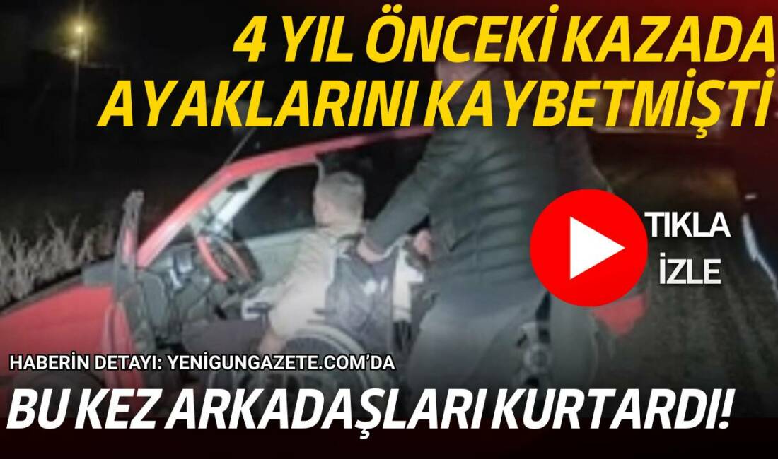 Laleli Mahallesi’nde direksiyon hâkimiyetini kaybeden engelli sürücünün aracı şarampole düştü