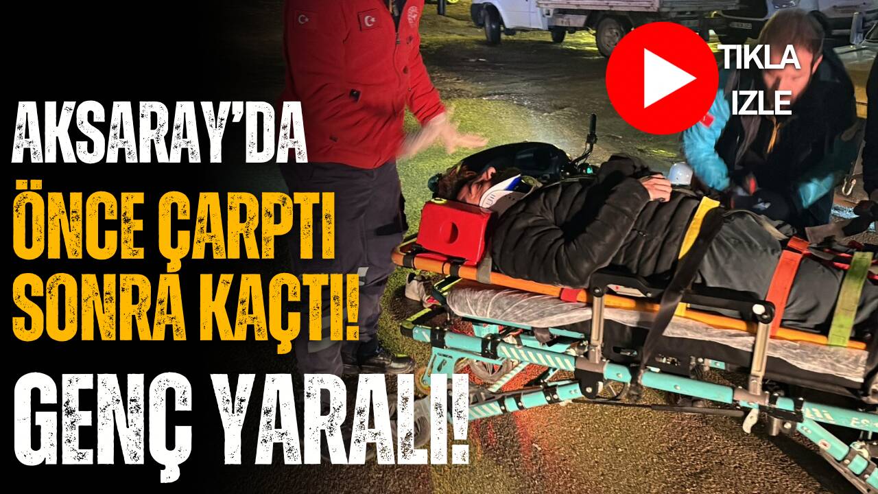 Hacılarharmanı Mahallesi’nde motosiklete çarpan araç olay yerinden kaçtı; yaralı sürücü