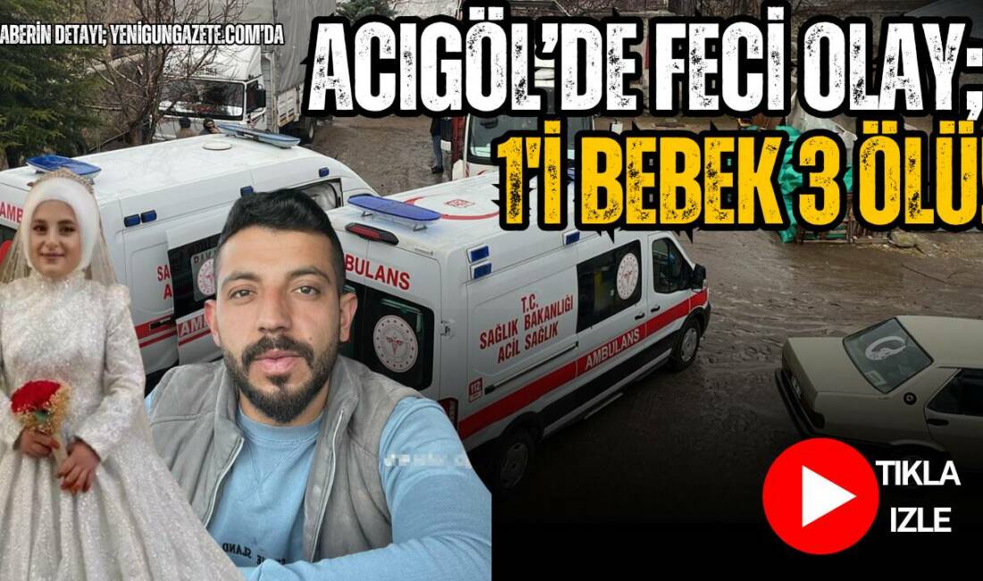 Nevşehir'de karbonmonoksit faciası: Anne, baba ve 8 aylık bebek hayatını