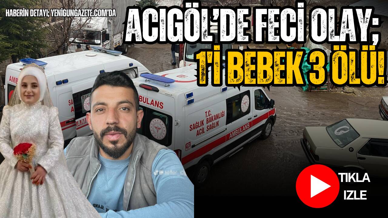 Nevşehir'de karbonmonoksit faciası: Anne, baba ve 8 aylık bebek hayatını