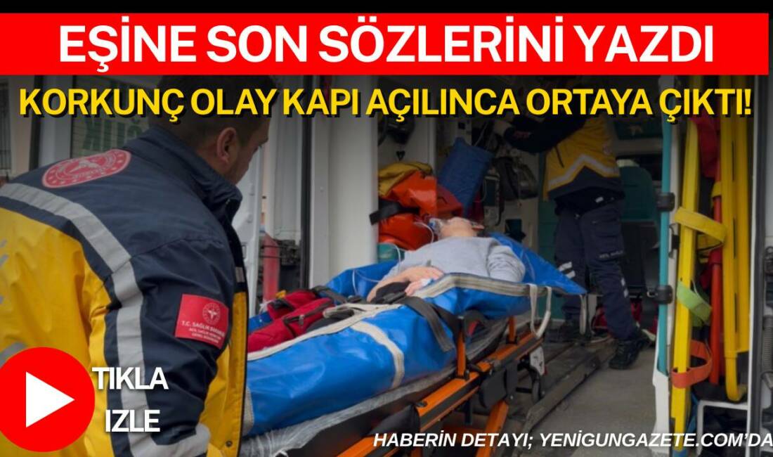 Çerdiğin Mahallesi 1064 Sokak’ta eşine mesaj attıktan sonra haber alınamayan