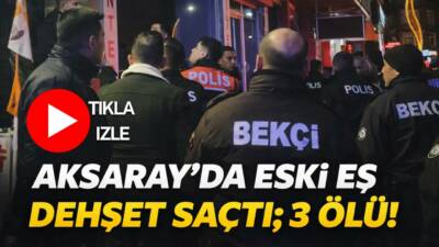 Büyük Bölcek Mahallesi’nde eski eşin evde çıkardığı silahlı olayda iki