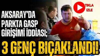 Kalanlar Mahallesi Kılıçaslan Parkı’nda alkol alan 3 genç, gasp girişiminde