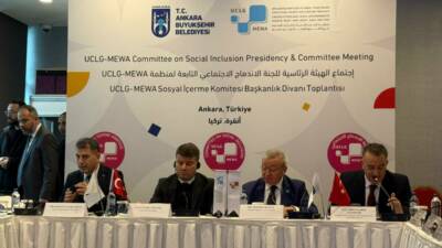 Belediye Başkanı Dr. Evren Dinçer, Ankara’da düzenlenen UCLG-MEWA Sosyal İçerme