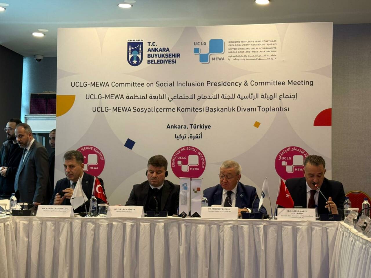 Belediye Başkanı Dr. Evren Dinçer, Ankara’da düzenlenen UCLG-MEWA Sosyal İçerme