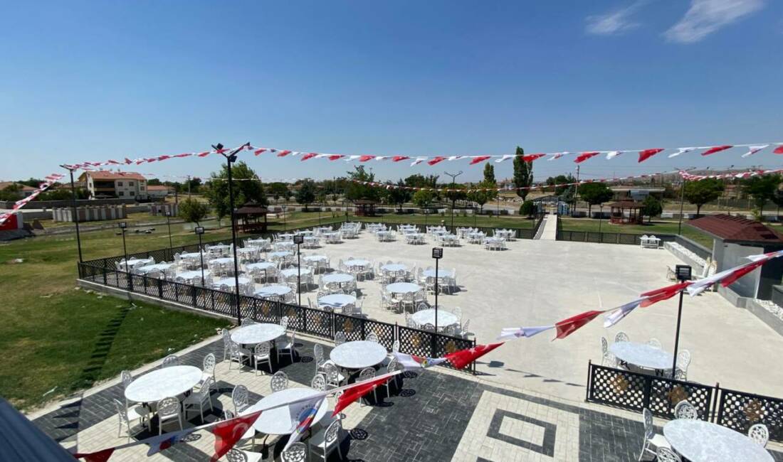 Sağlık Belediyesi’nin 2025’te tamamladığı Şelale ve Gölbaşı Park Düğün Salonu