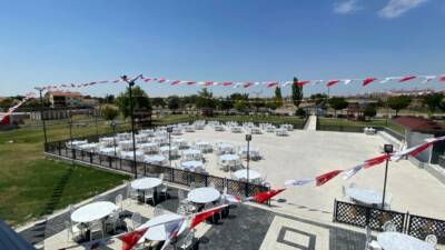 Sağlık Belediyesi’nin 2025’te tamamladığı Şelale ve Gölbaşı Park Düğün Salonu