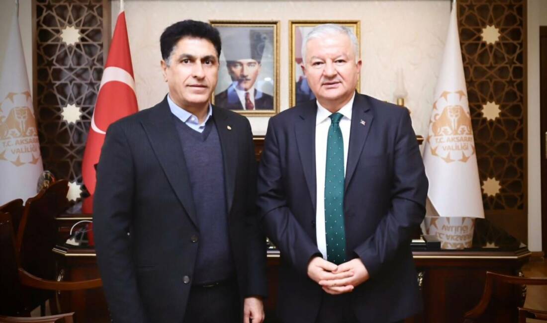 Aksaray’ın hayırsever iş insanı Hasan Demir, Vali Murat Duru’yu ziyaret