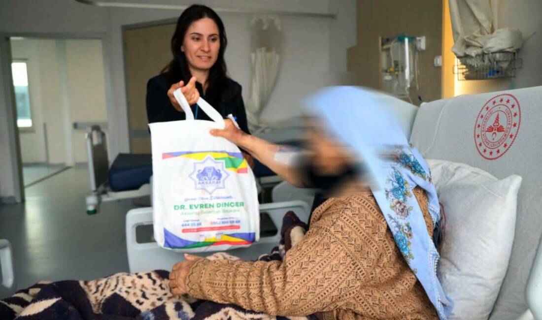 Aksaray Belediyesi ekipleri, Aksaray Eğitim ve Araştırma Hastanesinde tedavi gören