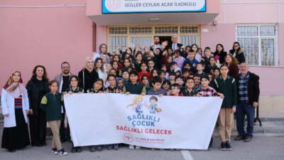Aksaray İl Sağlık Müdürlüğü tarafından Güller Ceylan Acar İlkokulunda düzenlenen