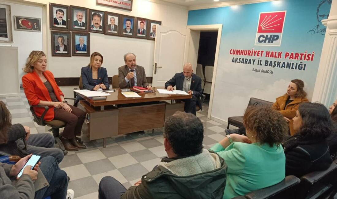CHP Aksaray il ve ilçe yönetim kurulu toplantısı gerçekleştirildi. Toplantıda