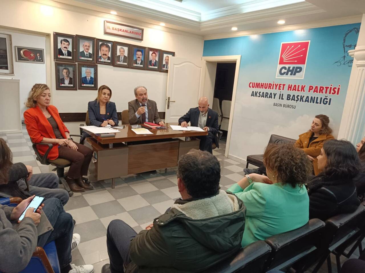 CHP Aksaray il ve ilçe yönetim kurulu toplantısı gerçekleştirildi. Toplantıda