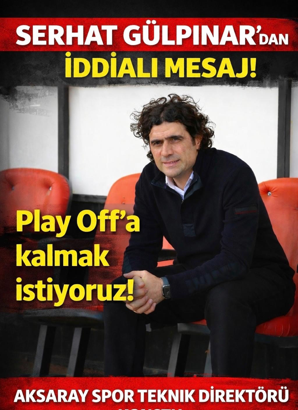Aksarayspor Teknik Direktörü Serhat Gülpınar, skoru koruma sorununa dikkat çekti,