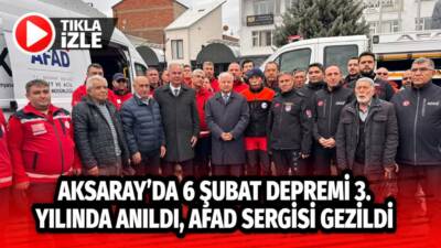 Aksaray Ulu Camide Mevlüt okutulup AFAD ikramları dağıtıldı; vatandaşlar Valilik