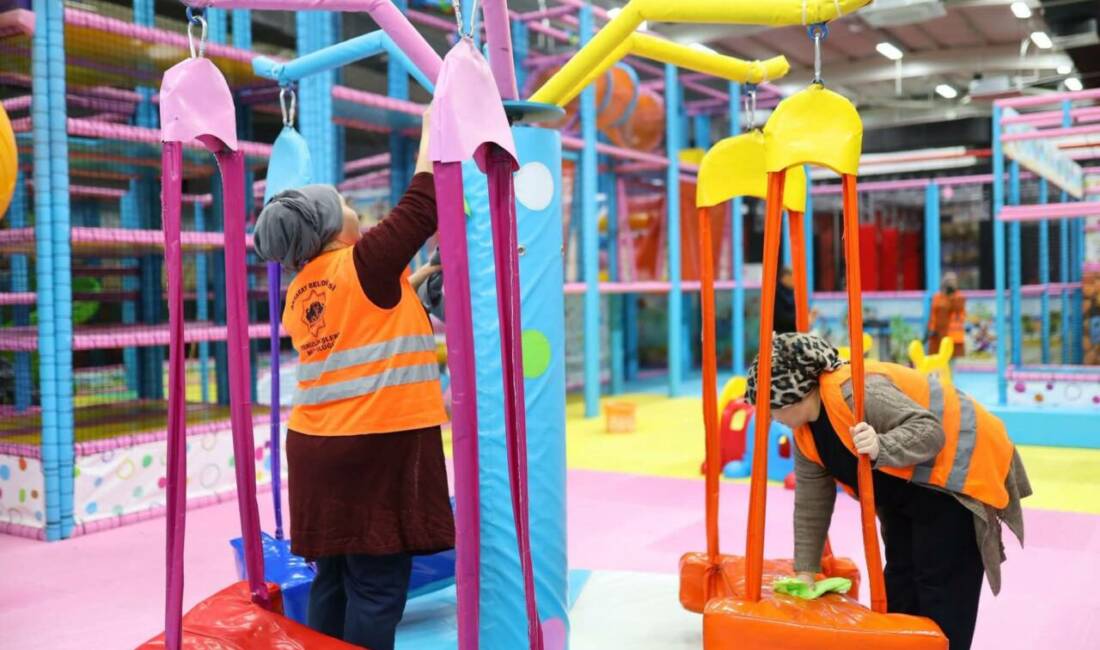 Aksaray Belediyesi, çocukların sağlıklı, güvenli ve hijyenik ortamlarda vakit geçirebilmesi