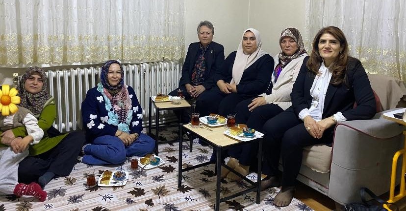 Asrın felaketi 6 Şubat depreminin yıl dönümünde MHP Aksaray Kadın