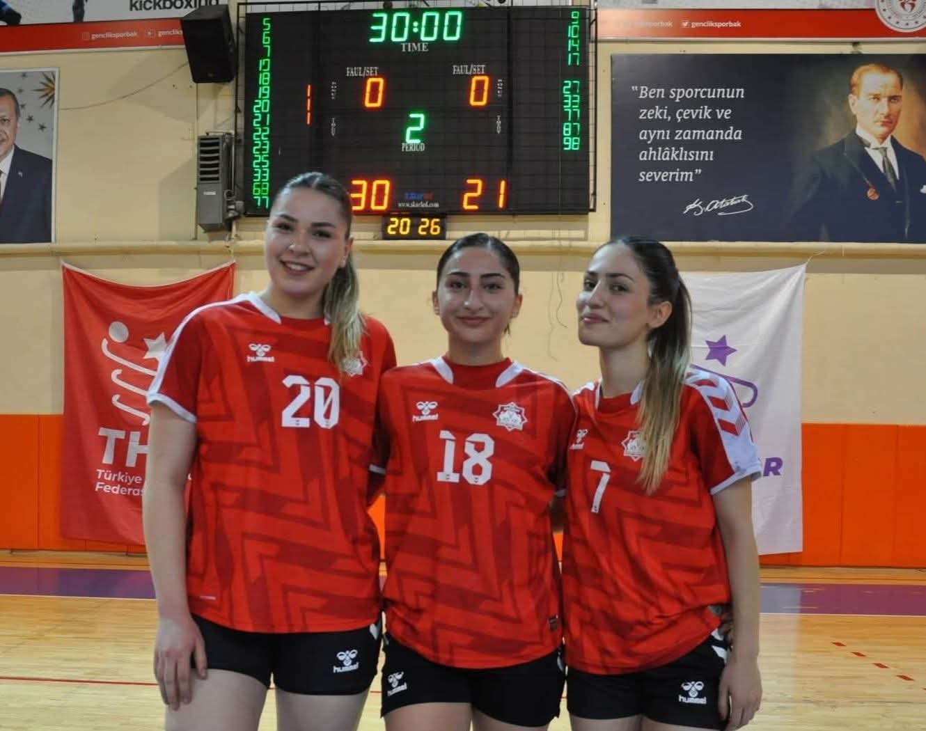 Aksaray Belediyespor Hentbol Takımı, ligin 12. hafta karşılaşmasında Polatlı Bld