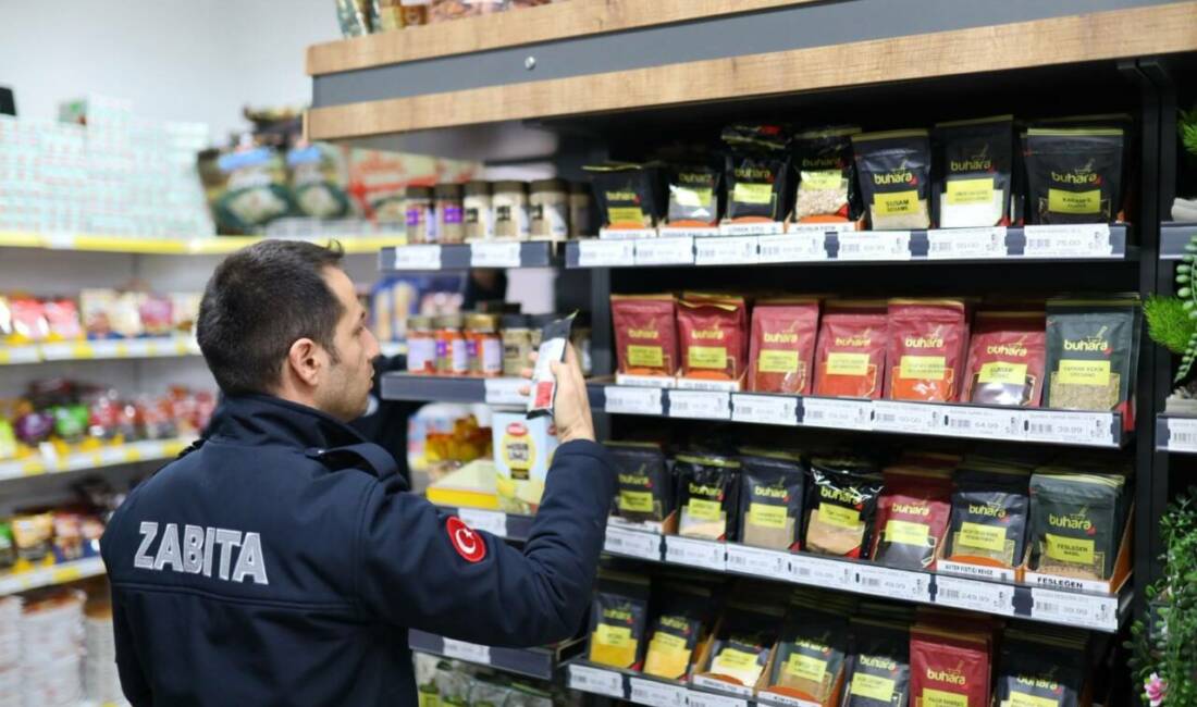 Aksaray Belediyesi Zabıta ekipleri, Ramazan öncesi kent genelindeki marketlerde SKT,