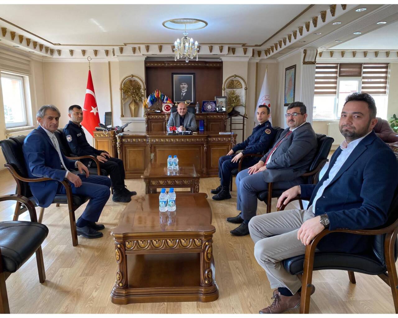 Ortaköy İlçe Milli Eğitim Müdürü Mehmet Uzun ve İlçe Milli