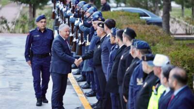 Aksaray Valisi Murat Duru, İl Jandarma Komutanlığına gerçekleştirdiği ziyarette yürütülen