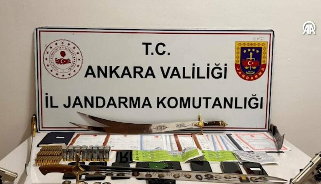 Başkentte jandarma ekiplerince düzenlenen örgütlü tefecilik ve yağma operasyonunda 13