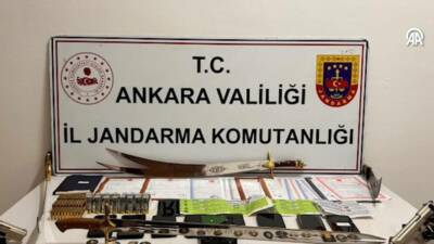 Başkentte jandarma ekiplerince düzenlenen örgütlü tefecilik ve yağma operasyonunda 13