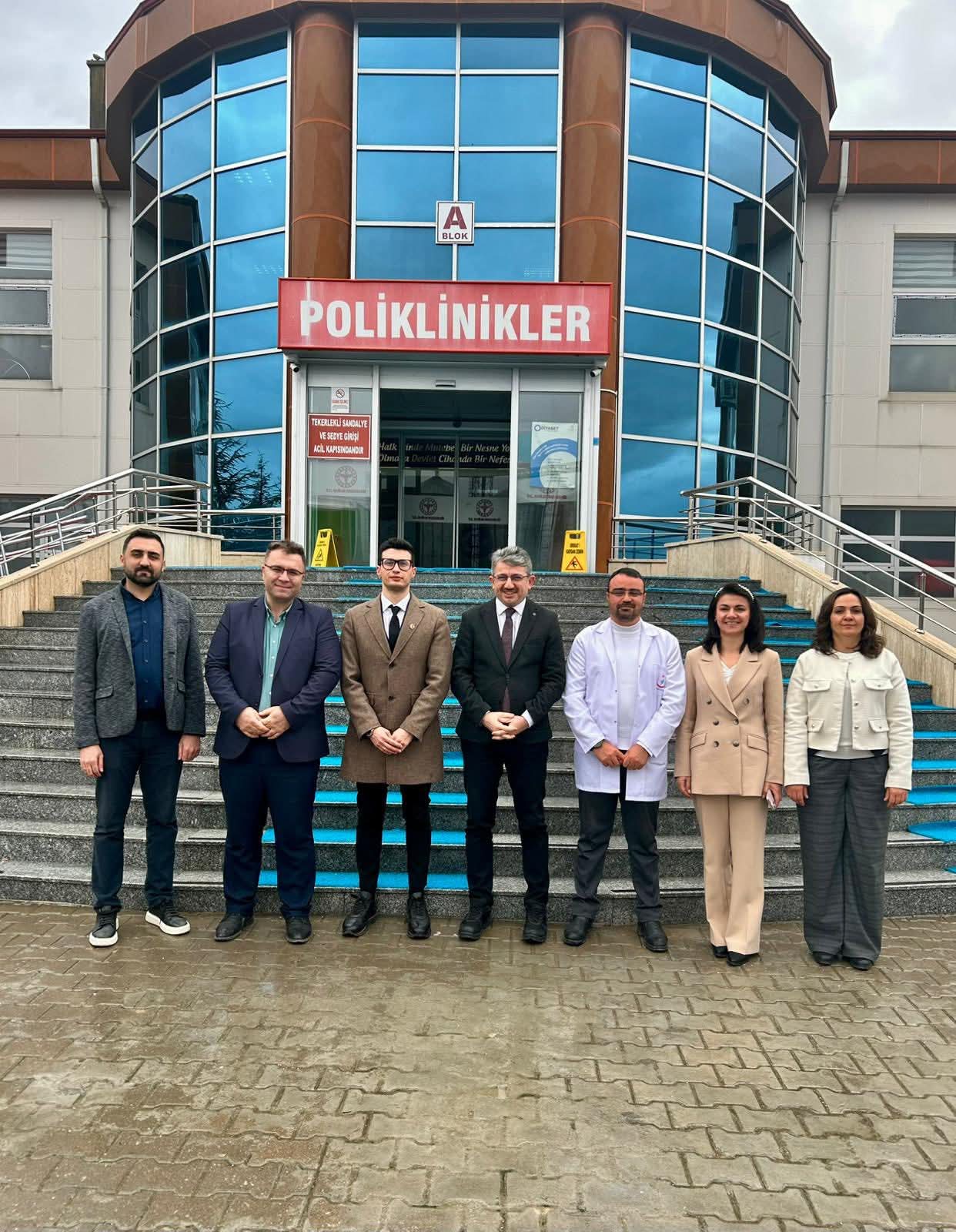 İl Sağlık Müdürü Dr. Abdullah Güleç, beraberinde Ortaköy İlçe Sağlık