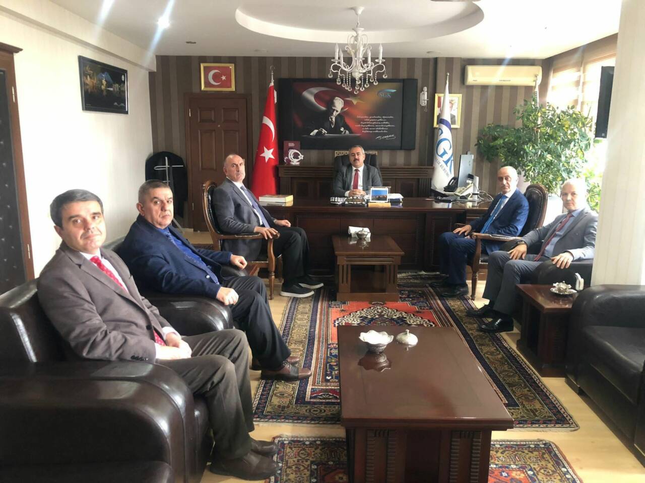 Aksaray SGK İl Müdürlüğü’nde yapılan toplantıda 2025 yılı çalışmaları değerlendirildi,