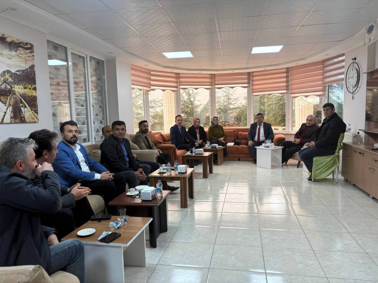 Ağaçören Kaymakamı Metin Korkmaz başkanlığında, İlçe Milli Eğitim Müdürü