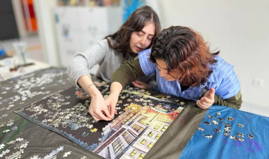 Aksaray Belediyesi tarafından hayata geçirilen Engelsiz Yaşam Merkezinde özel bireyler,