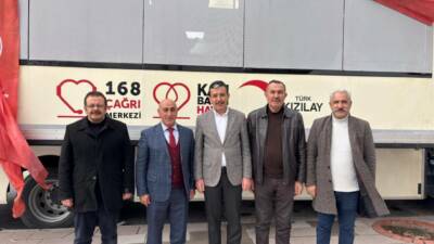 AK Parti Aksaray İl Başkanı Hamza Aktürk ve parti yöneticileri,