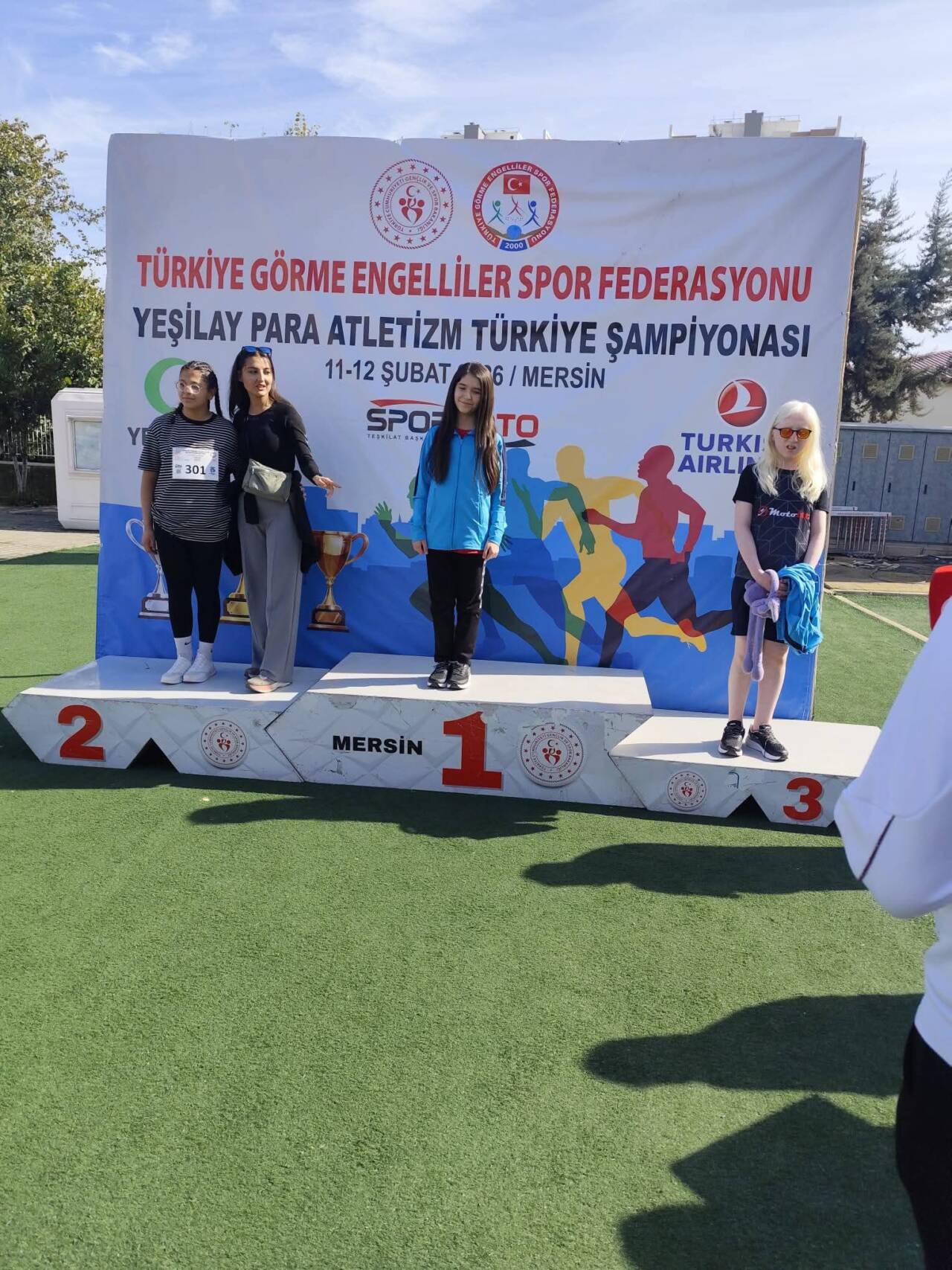 Aksaray Görme Engelliler Spor Kulübü sporcuları, Mersin’de düzenlenen Türkiye Görme