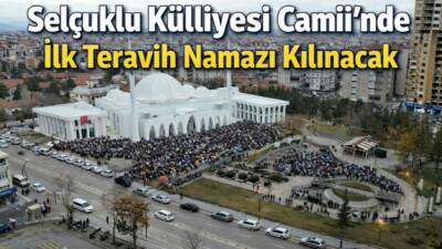 Aksaray Belediyesi tarafından yapılan Selçuklu Külliyesi Cami’nde bu Ramazan ayında