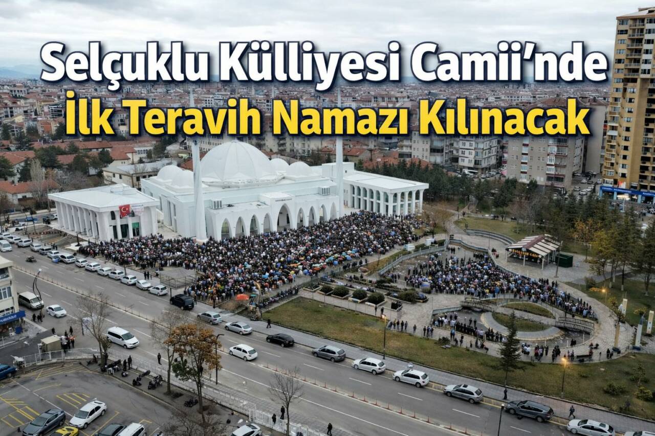 Aksaray Belediyesi tarafından yapılan Selçuklu Külliyesi Cami’nde bu Ramazan ayında