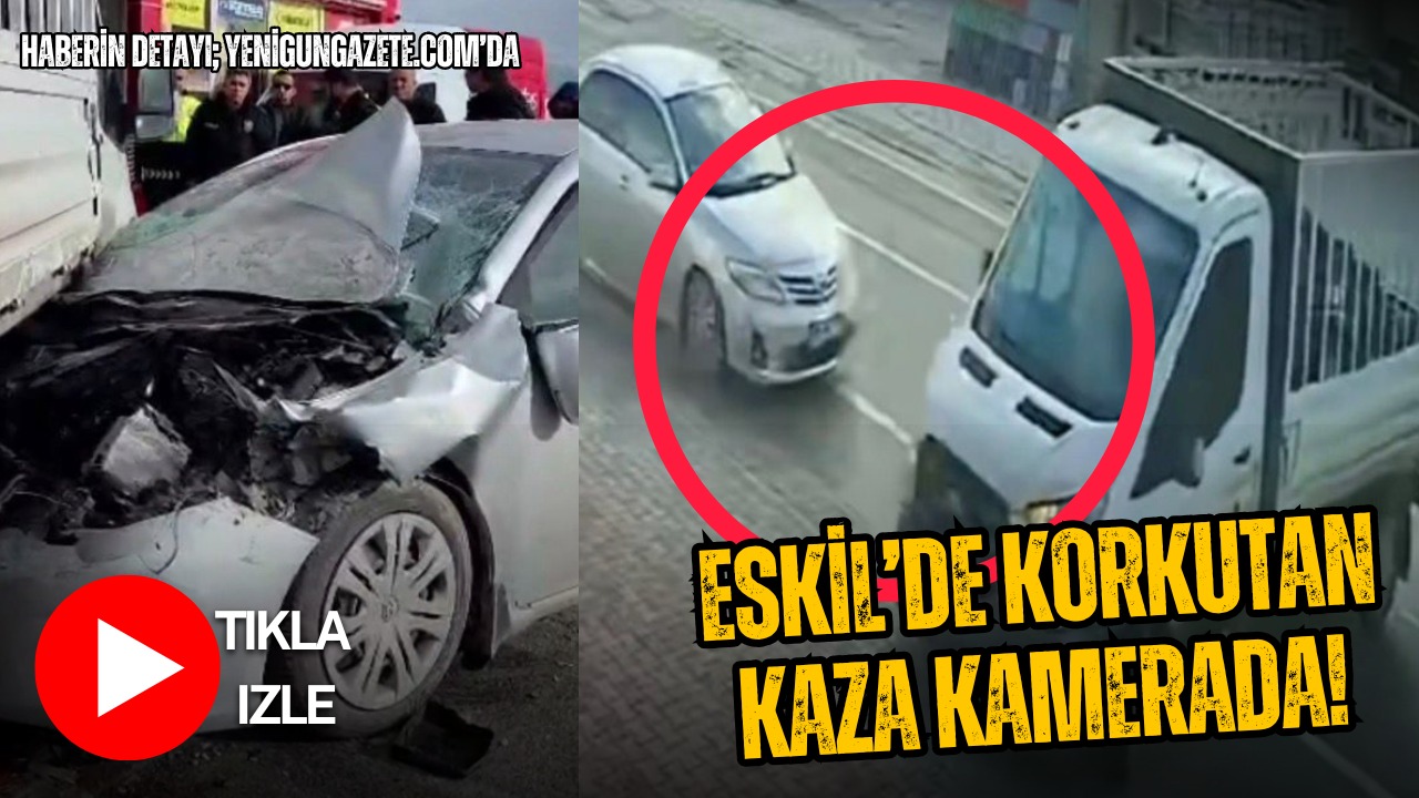 Eskil Sanayi Bölgesi’nde iki aracın çarpıştığı trafik kazasında 66 yaşındaki