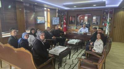 Aksaray Üniversitesi Kamu Yönetimi Bölümü öğrencileri, Gülağaç’ta Belediye Başkanı Doğan