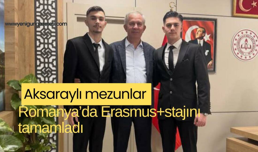 Şehit Yavuz Çoban MTAL mezunları Adem Turgut ve Alihan Kılıç,