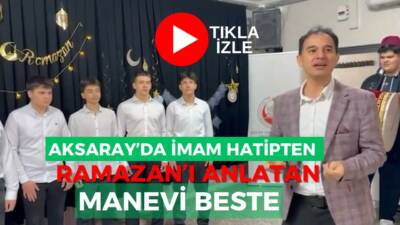 Aksaray Recep Tayyip Erdoğan Anadolu İmam Hatip Lisesi’nin hazırladığı “Ramazan”
