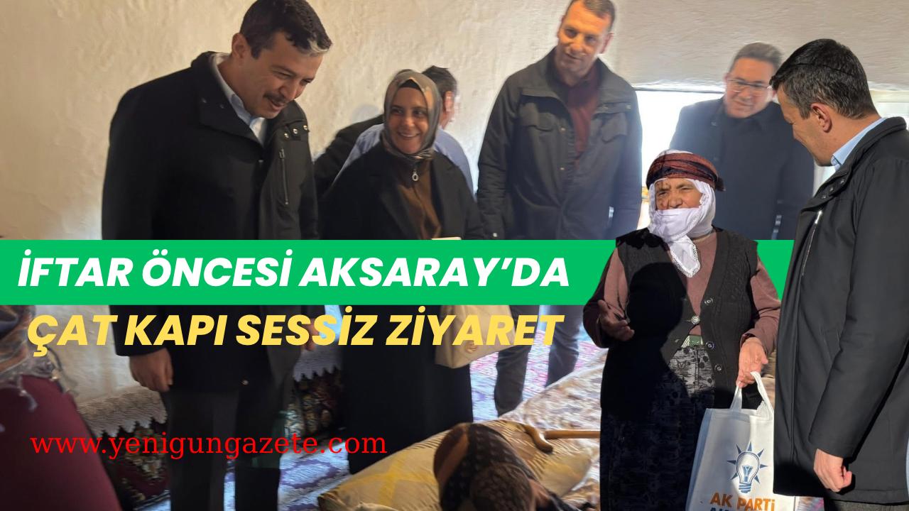 Aksaray’da AK Parti teşkilatı, Ramazan-ı Şerif kapsamında Bayrambaba Mahallesi’nde iftar