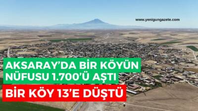 31 Aralık 2025 tarihli resmi nüfus verileri, Aksaray Merkez’e bağlı