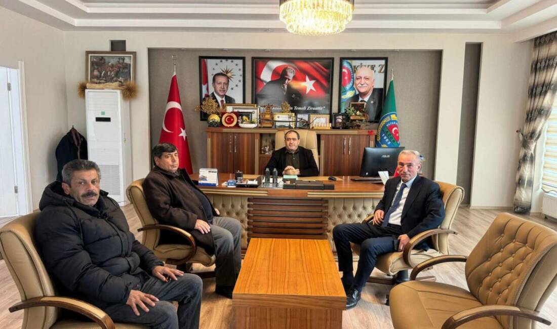Taşpınar Belediye Başkanı İsmail Yılmaz, Aksaray Ziraat Odası Başkanı Emin