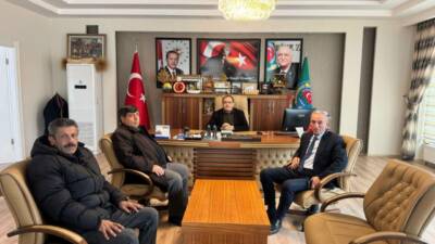Taşpınar Belediye Başkanı İsmail Yılmaz, Aksaray Ziraat Odası Başkanı Emin