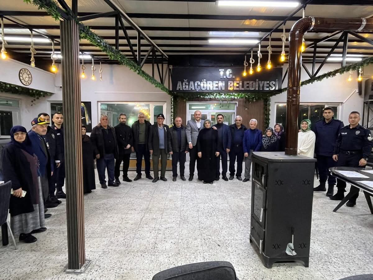 Ağaçören’de Ramazan ayının ilk iftarı, şehit yakınları ve gaziler onuruna