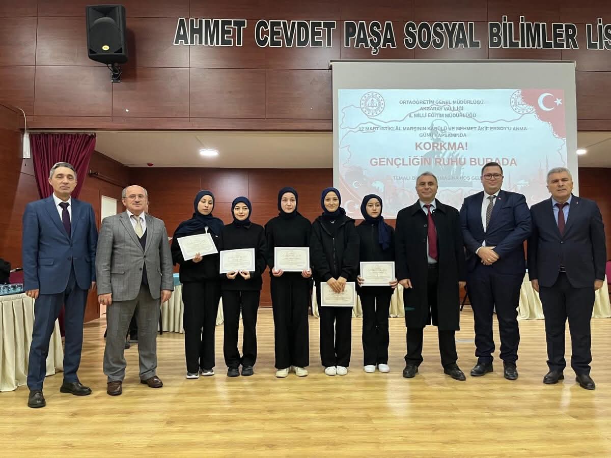 12 Mart İstiklâl Marşı’nın kabulünün yıl dönümü etkinlikleri kapsamında, ortaöğretim